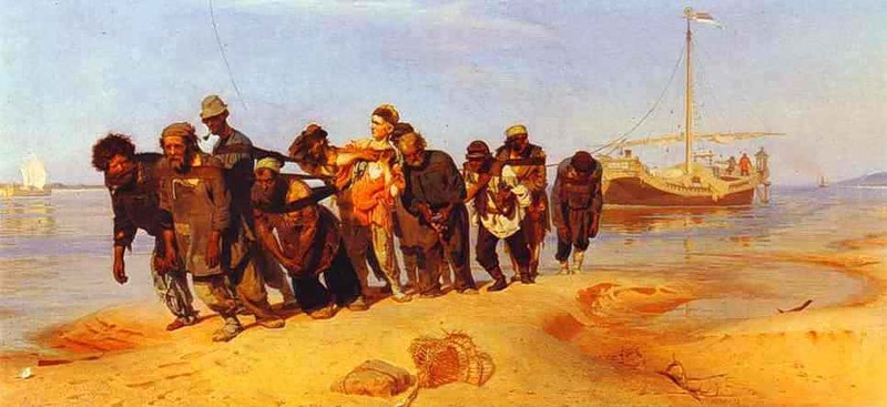 Файл:Ilia Efimovich Repin (1844-1930) - Volga Boatmen (1870-1873).jpg